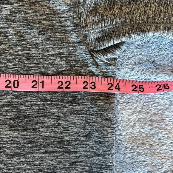 Z by Zella Downtown Mock Neck Brushed Jersey Crop Sweatshirt in Grey Size XL EUC - Picture 5 of 6